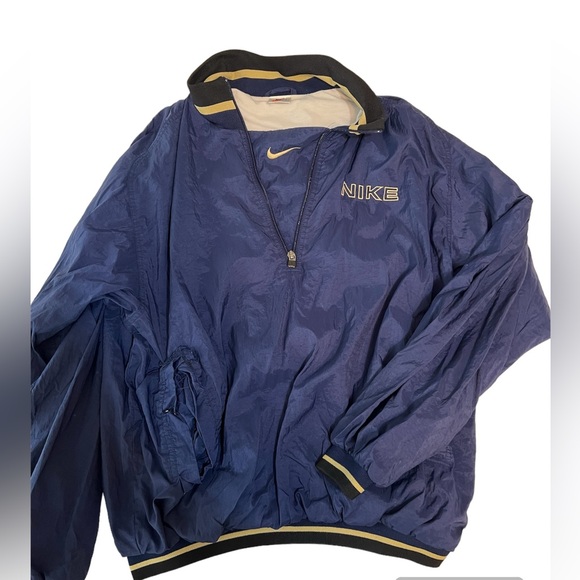 Vintage navy nike windbreaker size M - Picture 1 of 3